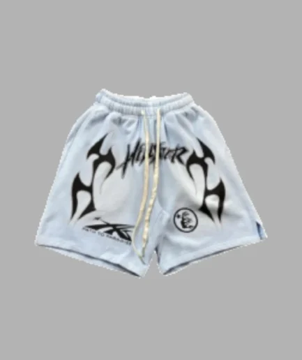 Hellstar Flame Paradise Fleece Shorts