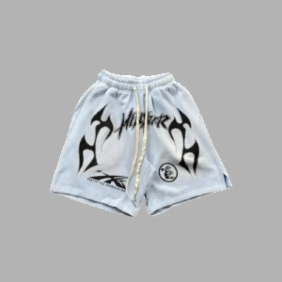 Hellstar Flame Paradise Fleece Shorts