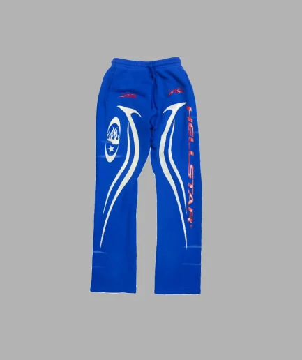 Hellstar Blue Sports Sweatpants