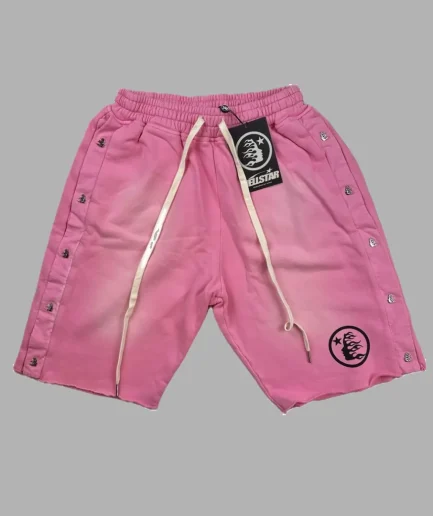 Best Hellstar Pink Snap Shorts