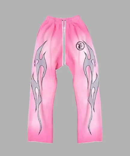 Hellstar Pink Studios Flame Sweatpants