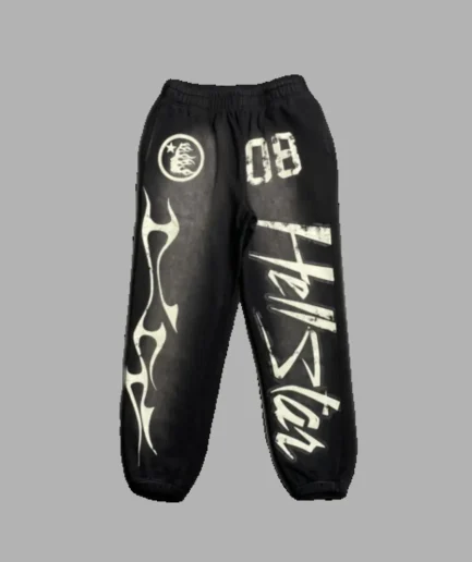 Hellstar Flame Sweatpants Black