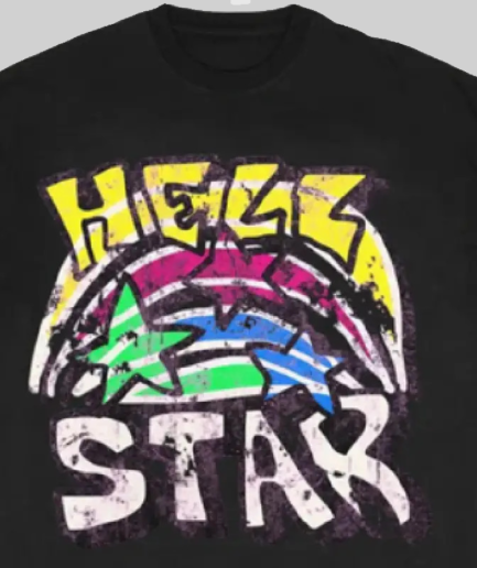 Black Hellstar Graphic T-shirt