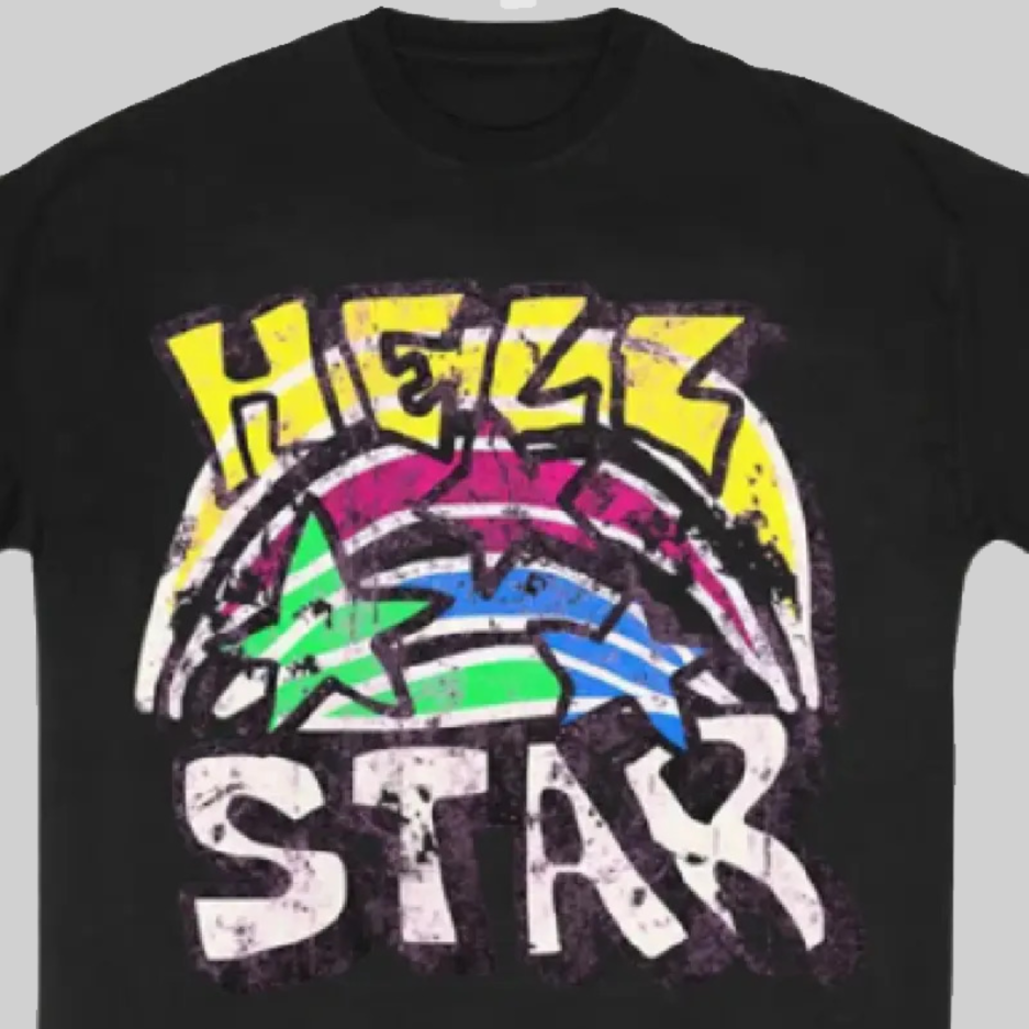 Black Hellstar Graphic T-shirt