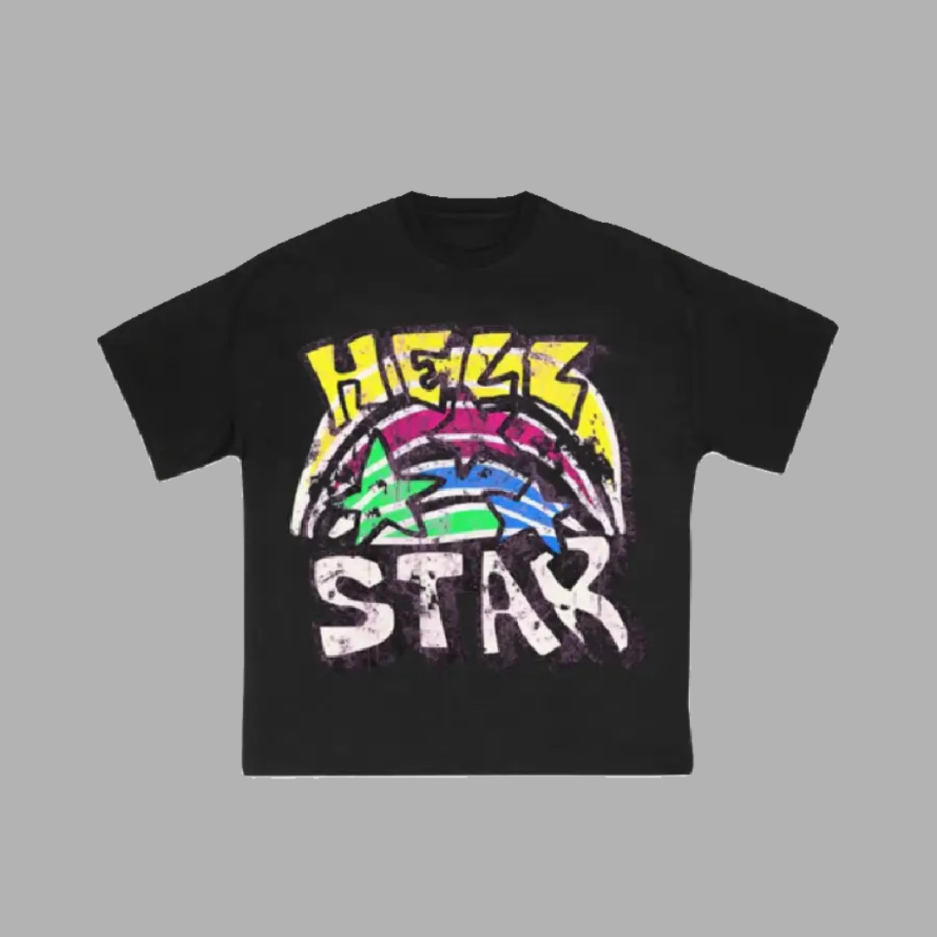 Black Hellstar Graphic T-shirt