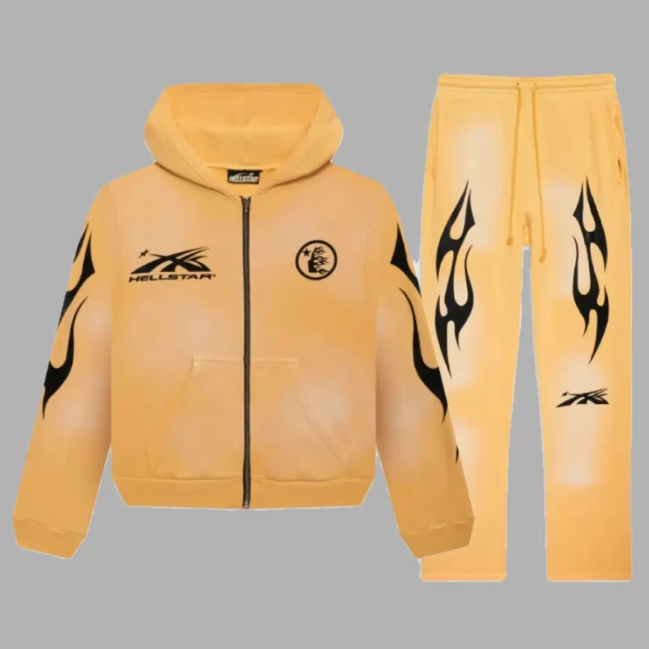 Yellow Hellstar Sport Tracksuit