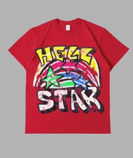 Red Hellstar Graphic T-Shirt