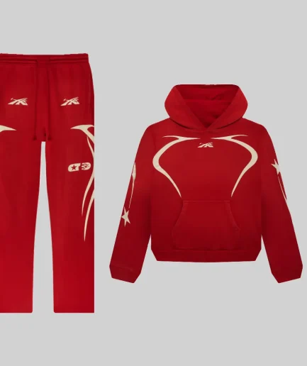 Red Hellstar Sports Tracksuit