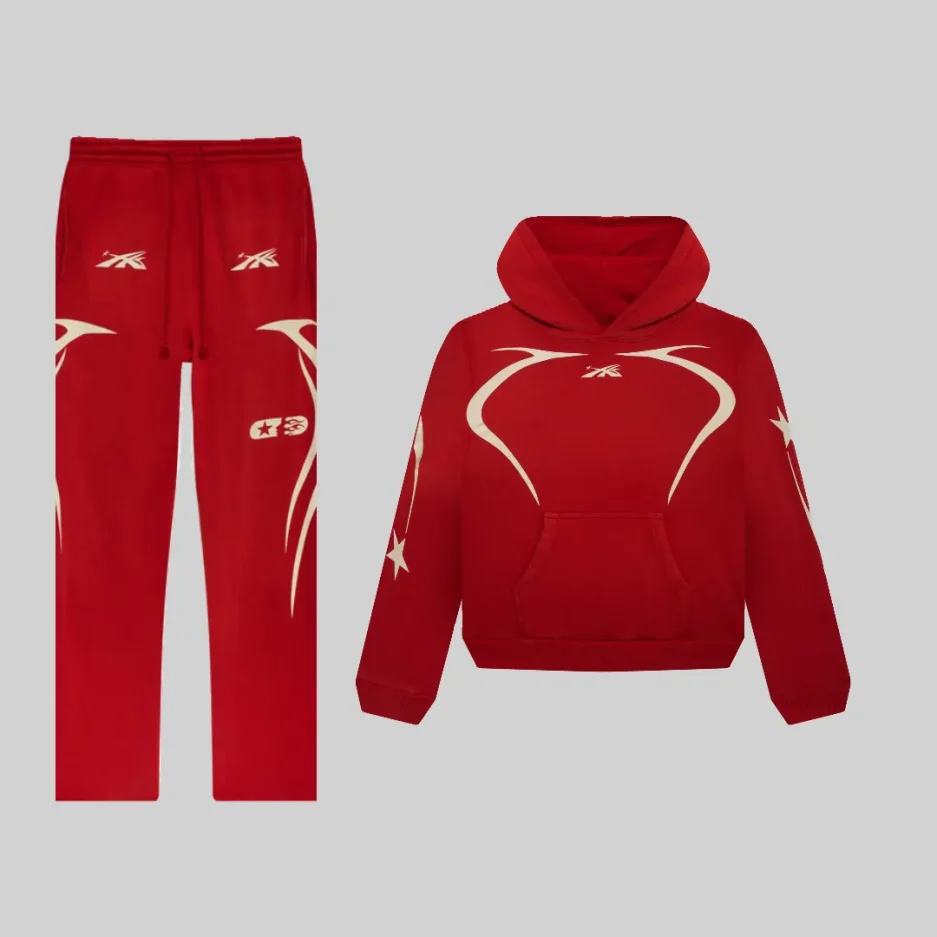 Red Hellstar Sports Tracksuit