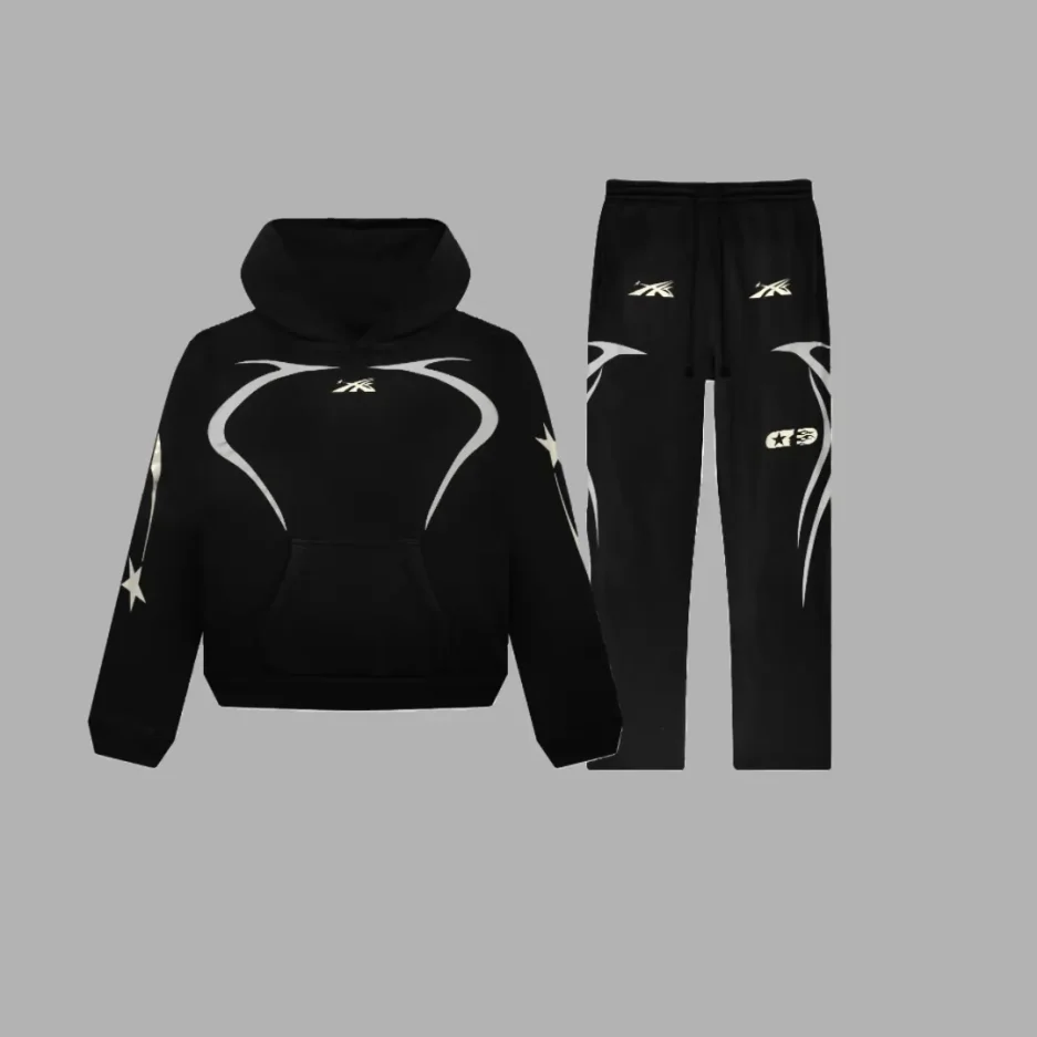 Black Hellstar Sports Jet Tracksuit