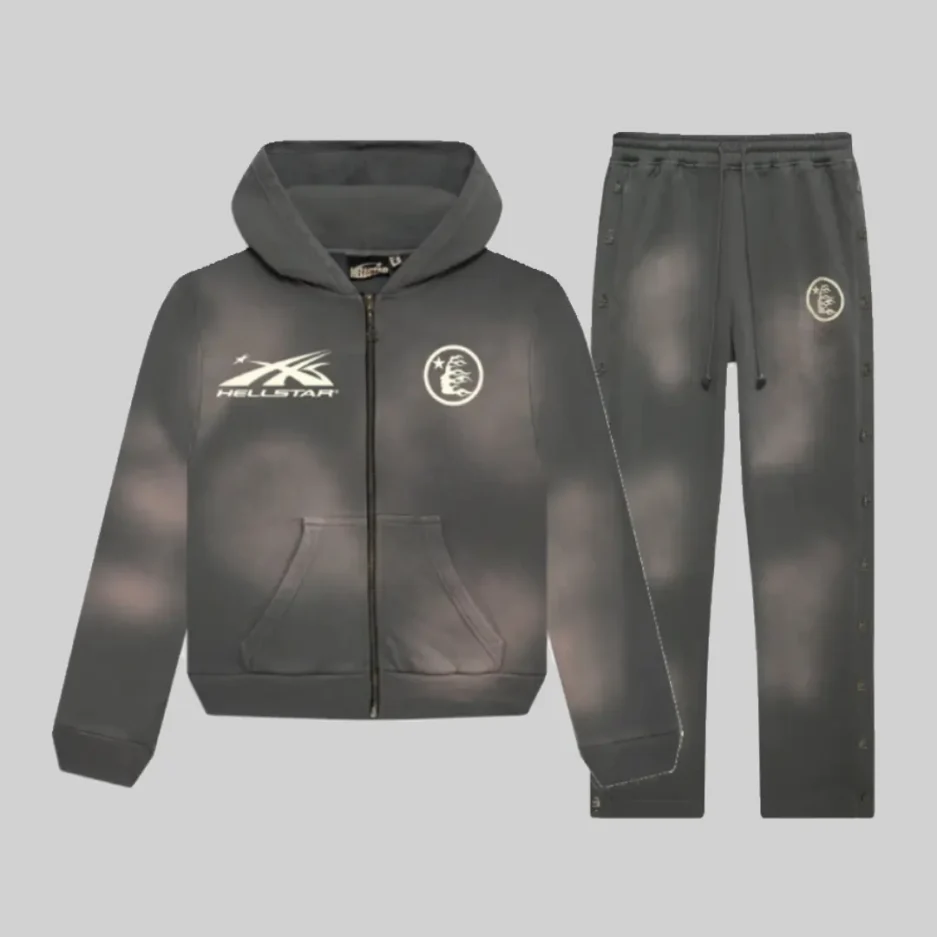 Grey Hellstar Sports Tracksuit