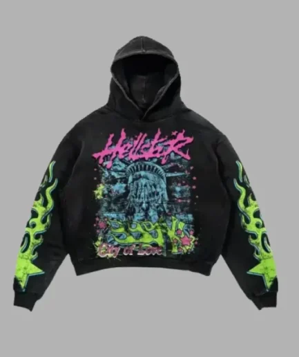 Black Hellstar Liberty City of Love Hoodie