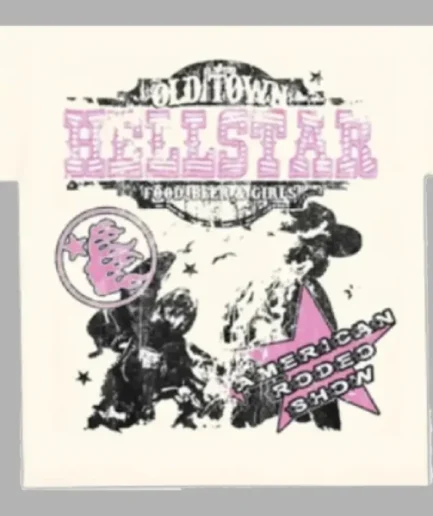 Cream Hellstar American Rodeo Show T-Shirt