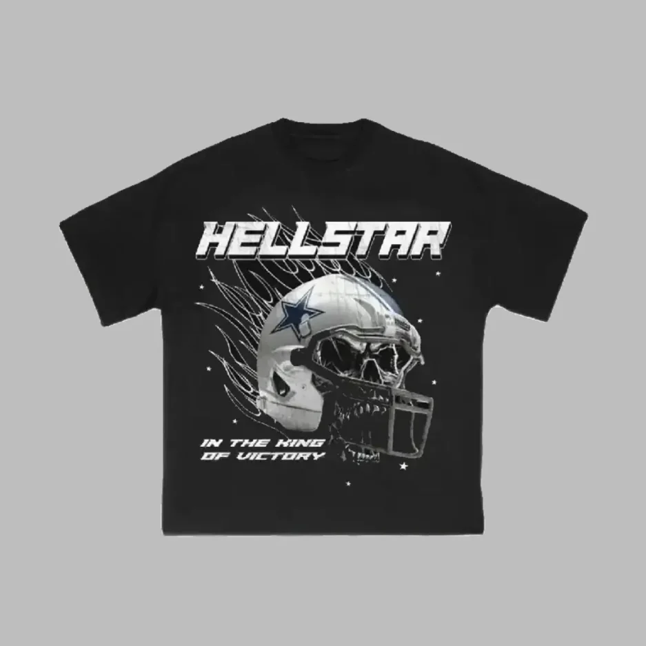 Black Hellstar In The King of Victory T-Shirt