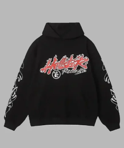 Black Hellstar Studio Records Hoodie