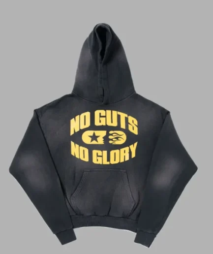 Black Hellstar No Guts No Glory Hoodie