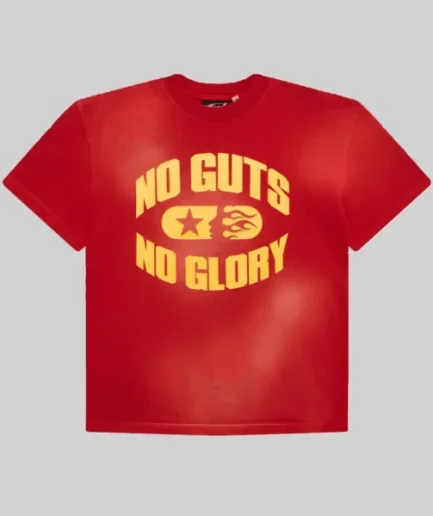 Red No Guts No Glory T-Shirt